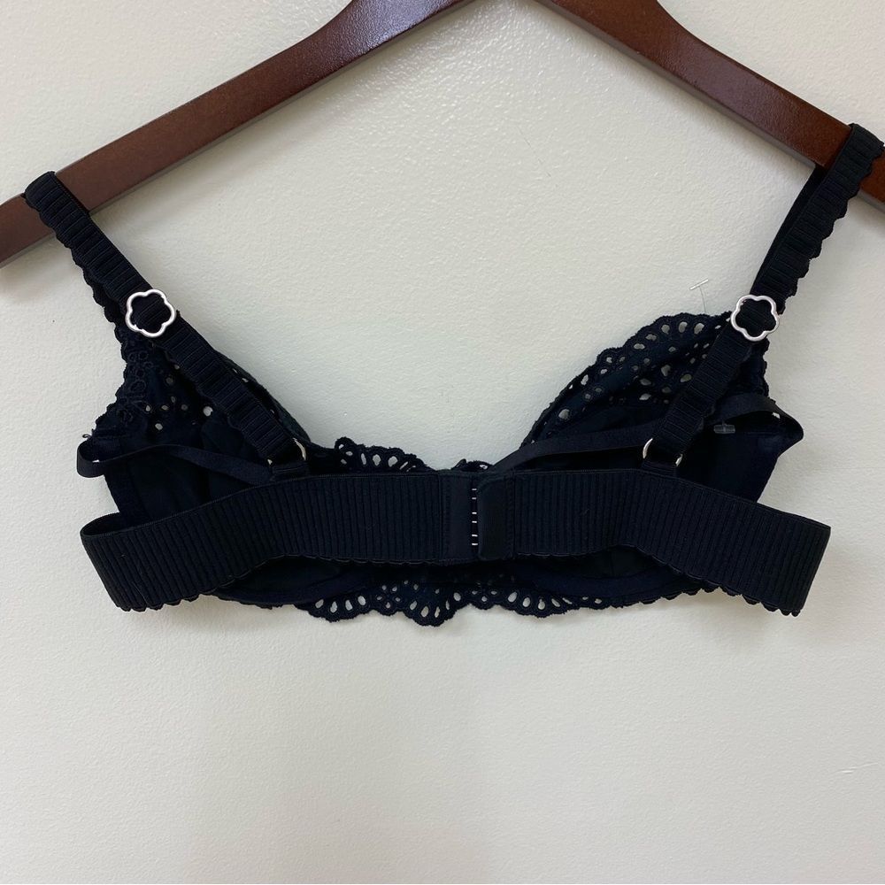 For Love And Lemons Sophie Floral Eyelet Bra - Picture 4 of 6